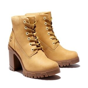 Timberland Tan Heeled Boots
